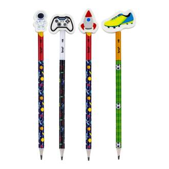 LAPIS PRETO HB ADVENTURE C/BORRACHA PONTEIRA - LP7216 - UN - BRW