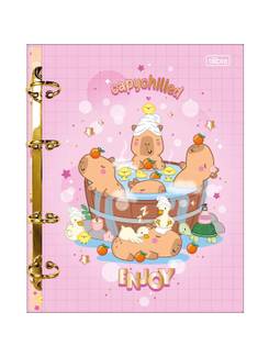 CADERNO ARGOLADO COLEGIAL 80FLS - 396613 - CAPYCLUB - UN - TILIBRA