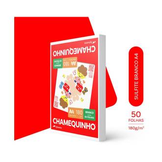 PAPEL CHAMEQUINHO 180G 50FLS - A4 - CX 25 - CHAMEX