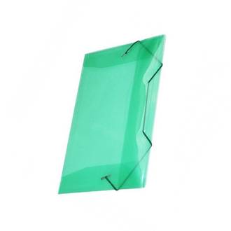 PASTA ELASTICO PLASTICA 1/2 MINI-1020 - VERDE - UN - ACP