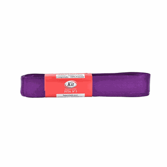 FITA CETIM Nº 3 15MMX10M  - ROXO - UN - KIT