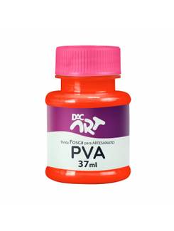 TINTA PVA FOSCA 37ML  - VERMELHO VIVO - UN - DAC