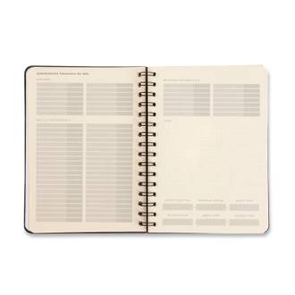 PLANNER PERMANENTE FINANCEIRO A5 / BOEMIA CARAMELO - UN - CICERO