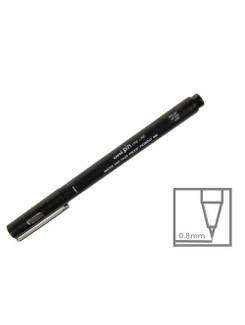 CANETA PIN FINE LINE PRETA  - 0.8 - UN - UNI-BALL