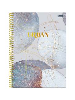CADERNO COLEGIAL CAPA DURA 10X 160FLS - URBAN - PCT 4 - FORONI