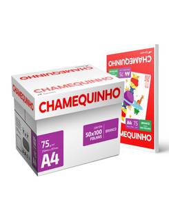 PAPEL CHAMEQUINHO  75G 100FLS - BRANCO - CX 50 - CHAMEX