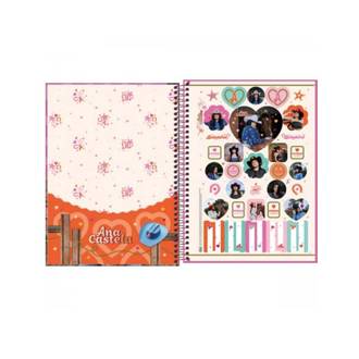 CADERNO UNIV CAPA DURA 1X1 80FLS - ANA CASTELA - UN - TILIBRA