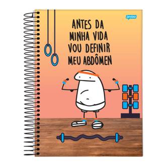 CADERNO UNIV CAPA DURA 1X1 80FLS - FLORK - UN - JANDAIA