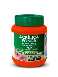 TINTA ACRILICA FOSCA 250ML  - LARANJA - UN - ACRILEX