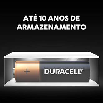 PILHA ALCALINA PEQUENA AA COM 2 UNIDADES - UN - DURACELL