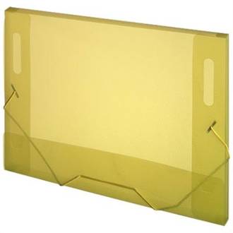 PASTA ELASTICO PLASTICA 2CM OFICIO - 1022 - AMARELO - UN - ACP