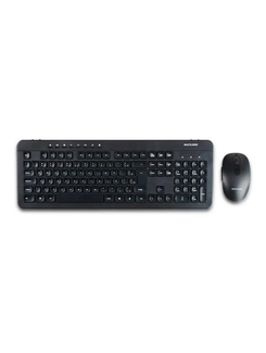 TECLADO E MOUSE S/FIO USB RECARREGAVEL - TC250 - PRETO - UN - MULTILASER