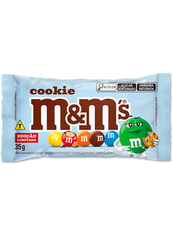 CONFEITO M&MS 35G - COOKIES - UN - MASTERFOODS