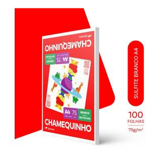 PAPEL CHAMEQUINHO  75G 100FLS - BRANCO - CX 50 - CHAMEX