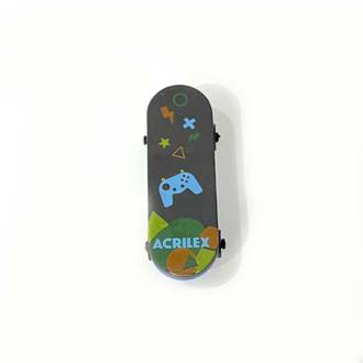 BORRACHA SKATE SORTIDA - UN - ACRILEX