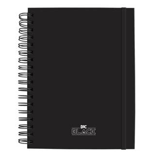 CADERNO UNIV SMART 10X1 80FLS - 3643 - ALL BLACK - UN - DAC