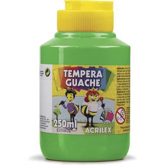 TINTA GUACHE 250ML  - VERDE FOLHA - UN - ACRILEX