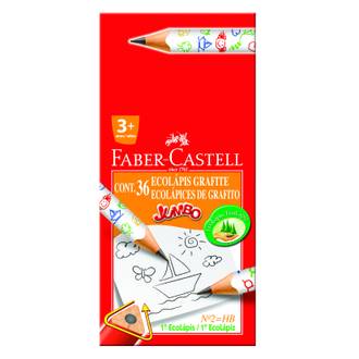 LAPIS PRETO N2 JUMBO TRIANGULA 1205J - CX 36 - FABER