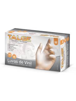 LUVA VINIL S/PO 100 UND TAM M - 7214 - UN - TALGE