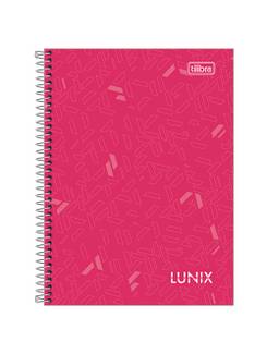 CADERNO 1/4 ESPIRAL CAPA DURA 80FLS - LUNIX - UN - TILIBRA