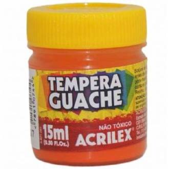 TINTA GUACHE 15ML  - LARANJA - UN - ACRILEX