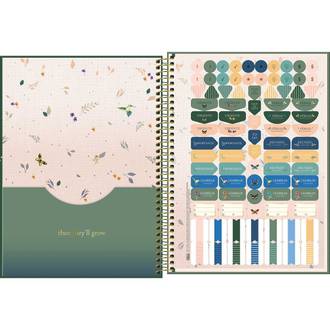 CADERNO UNIV CAPA DURA 1X1 80FLS - NATURALIS - PCT 4 - TILIBRA