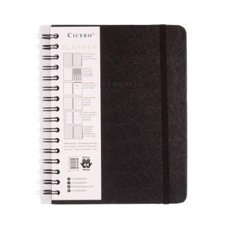 PLANNER PERMANENTE CLASSICO E A5 / PRETO 8973 - UN - CICERO
