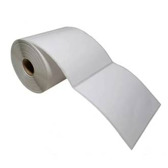 ETIQUETA ADESIVA COUCHE 1 CARREIRA - 100MM X 120MM - BRANCA - UN - AUTOMATECH