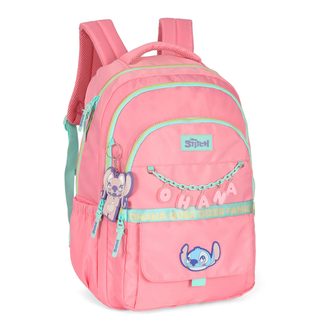 MOCHILA P/NB STITCH MJ50081SC - OHANA - SALMAO - UN - LUXCEL