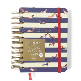 AGENDA ESPIRAL PRAIA 11,5X16 - PLANNER CACHORROS - UN - CICERO
