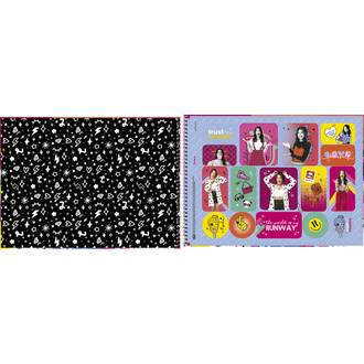 CADERNO DESENHO CAPA DURA 80FLS - ESPIRAL - LULUCA - UN - TILIBRA