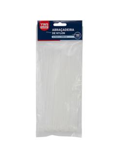 ABRACADEIRA NYLON 2,5X100 PCT-100 - YP7363 - BRANCA - UN - YINS