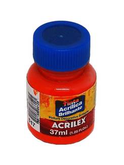 TINTA ACRILICA BRILHANTE 37ML 03340 - LARANJA - CX 12 - ACRILEX