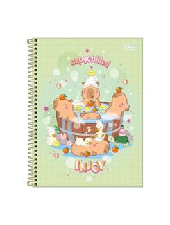 CADERNETA 1/8 ESPIRAL CAPA DUR 80FLS - 394980 - CAPYCLUB - PCT 4 - TILIBRA