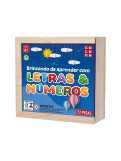 BRINCANDO DE APRENDER 790698 - C/ LETRAS E NUMEROS - UN - COLUNA