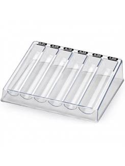 ORGANIZADOR DE MOEDAS P/ MESA 10190003 - CRISTAL - UN - MAXCRIL