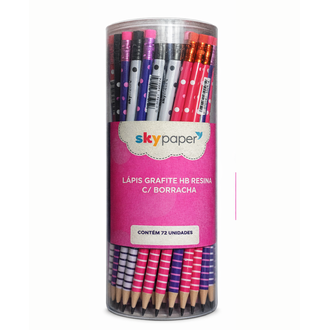 LAPIS PRETO HB POA C/BORRACHA - PO1202 - DPL 72 - SKYPAPER