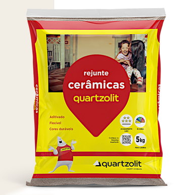 REJUNTE CERÂMICAS QUARTZOLIT BRANCO 5.0KG