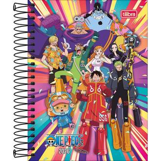 AGENDA ESPIRAL ONE PIECE M4 - DIARIA - 393878 - PCT 4 - TILIBRA