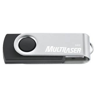 PEN DRIVE 64GB - TWIST PD590 - USB 2.0 - UN - MULTILASER