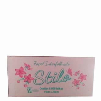 PAPEL HIGIENICO STILO C/8000 100% CELULOSE - INTERFOLHADO - UN - MEYORS
