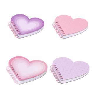 CADERNO PAUTADO CAPA DURA 80FLS - NB - CORAÇÃO - UN - BRW