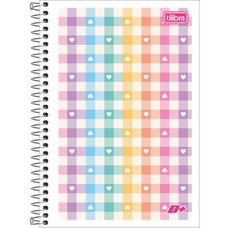 CADERNO 1/4 ESPIRAL CAPA FLEX 96FLS - MAIS+ - UN - TILIBRA