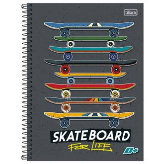 CADERNO UNIV CAPA DURA 10X1 200FLS - MAIS+ - UN - TILIBRA