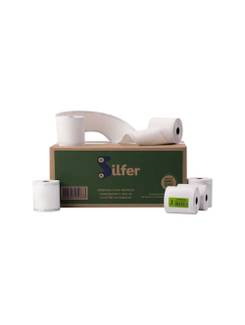 BOBINA TERMICA 48G - BRANCA - 57x40 - CX 30 - SILFER