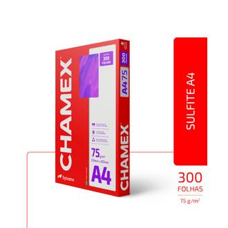 PAPEL CHAMEX 75G 300FLS - A4 - CX 08 - CHAMEX