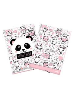 PASTA ELASTICO PLASTICA A4/PANDA - 0272 - ROSA - UN - DELLO