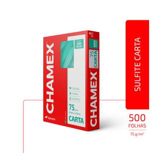 PAPEL CHAMEX 75G 500FLS - CARTA - UN - CHAMEX
