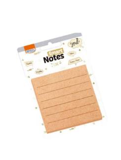 BLOCO ADESIVO SMART NOTES 50F - 76X76 - BA7658 - KRAFT - UN - BRW