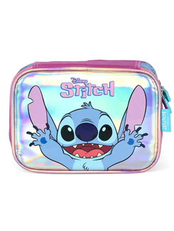 ESTOJO ESCOLAR BOX STITCH - EI42414SC - METALIZAD - ROXO - UN - LUXCEL